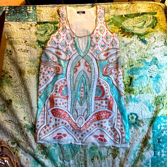 Sequin Strapless Dress - Picture 2 of 3